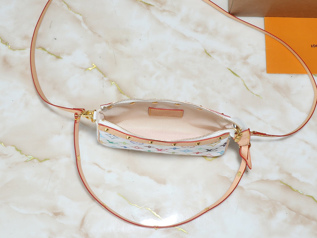 Designer Clash Color Crossbody Bag for Women 22.0x13.0x4.0cm LEM248