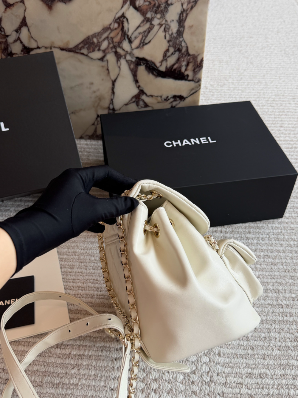Black/White Bag for Women 18*20cm CEM300