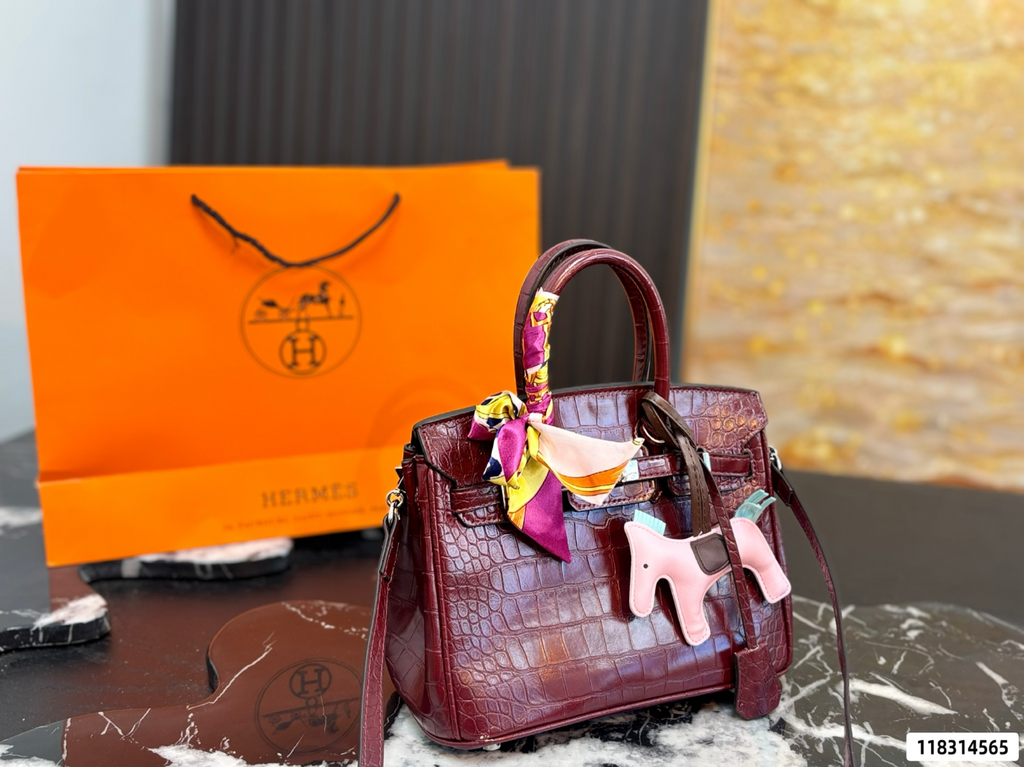 Black/White Bag for Women 25*18cm HEM123