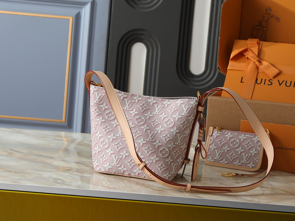 Gray/Pink Handbag for Women 16x18x12cm LEM485