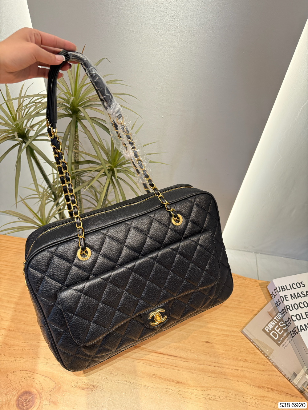 Black Handbag for Women 40*27cm CEM296