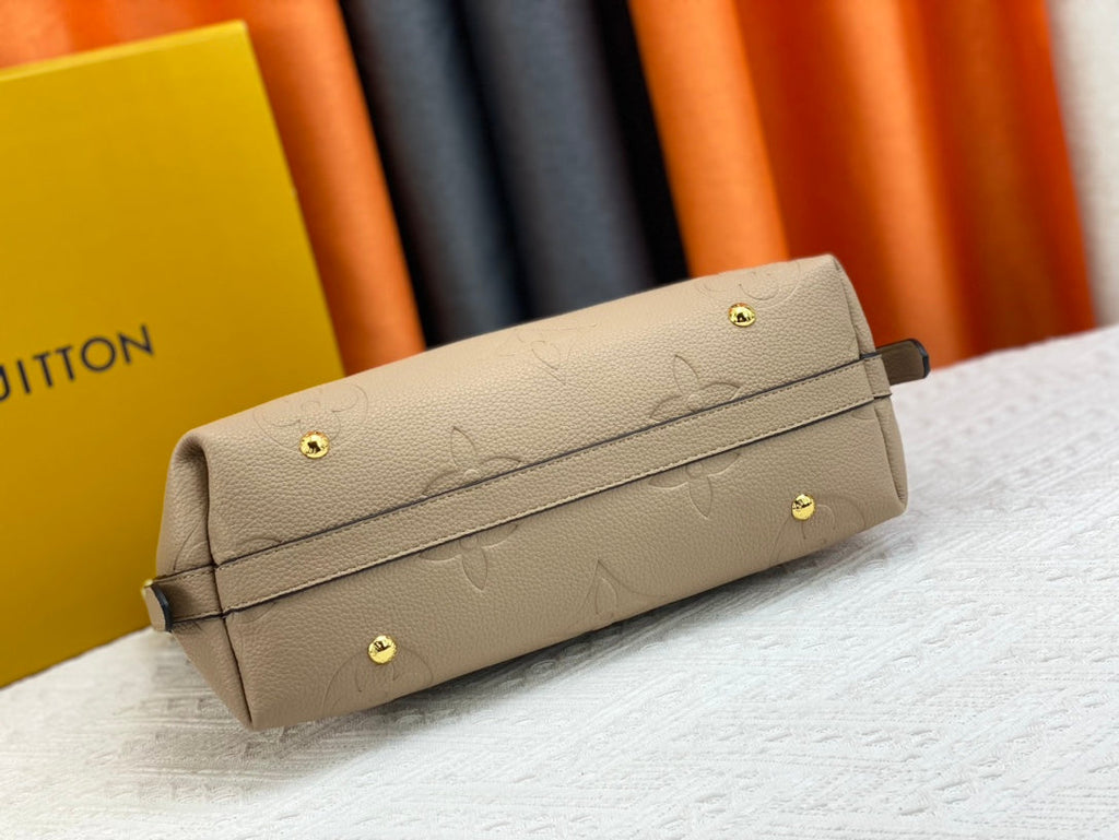 Black/Brown Bag for Women 39x30x15cm LEM113
