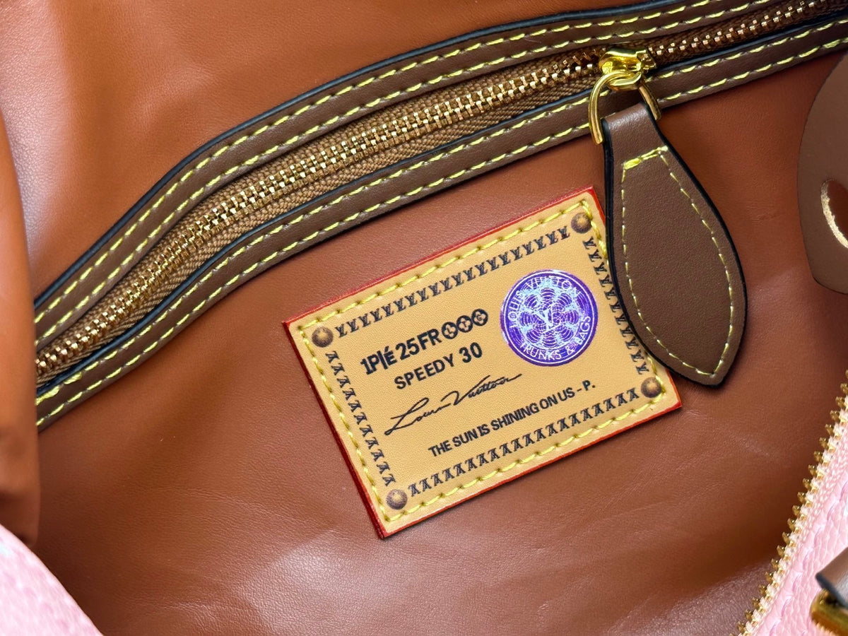 Designer Genuine Leather Handbag for Women 25cm LEM291