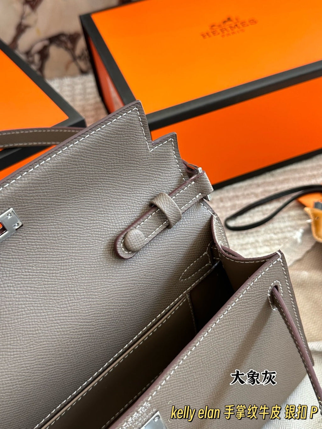 Black/Brown Handbag for Women 25*15cm HEM98