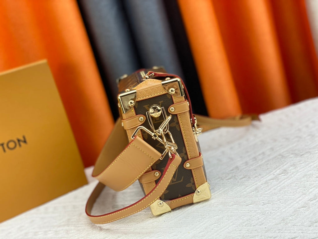 Brown Bag for Women 21x14x6cm LEM111