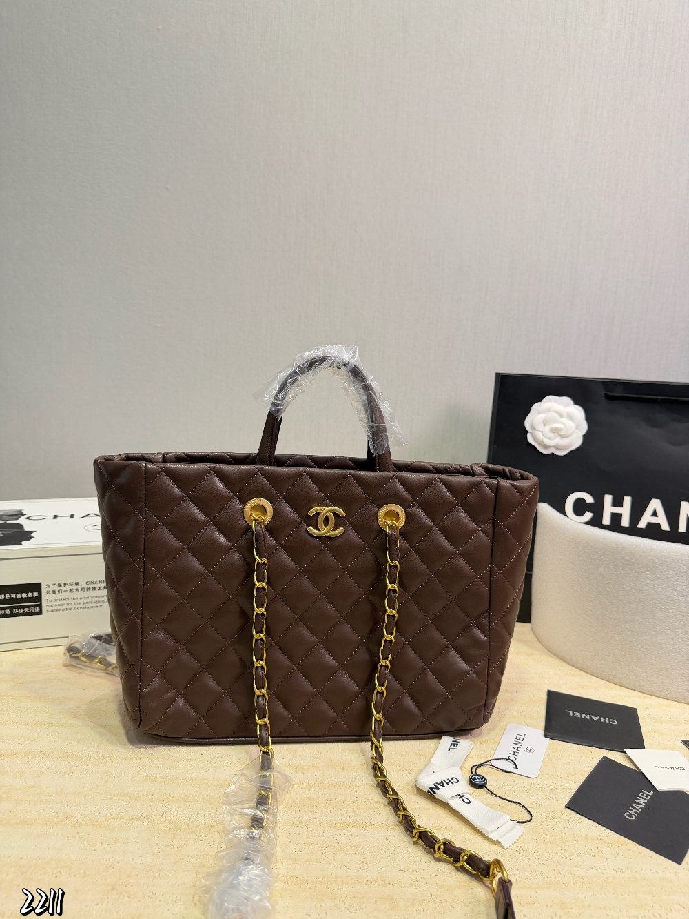 Black/White Handbag for Women 31*23cm CEM291