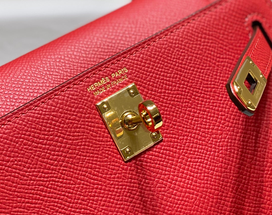 Genuine Leather Crossbody Bag for Women 19cm HEM94TOP