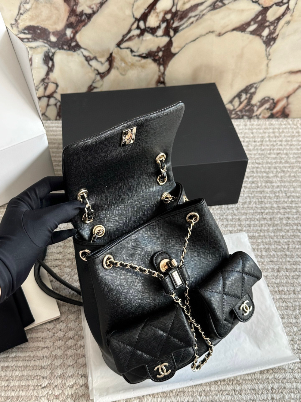 Black Handbag for Women 20*18cm CEM263