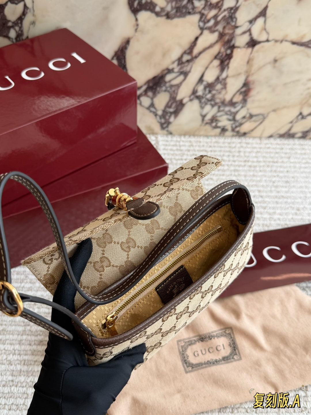 Khaki Bag for Women 21*11cm GEM188