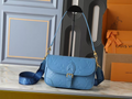 Blue Handbag for Women 25.0x9.0x15.0cm LEM458