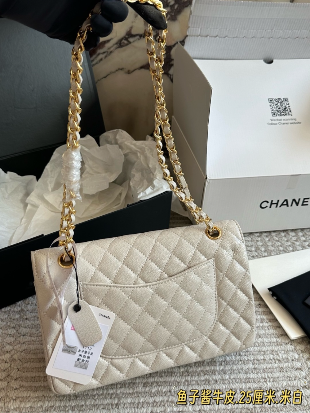 Gold/Silver Bag for Women 25*16cm CEM317