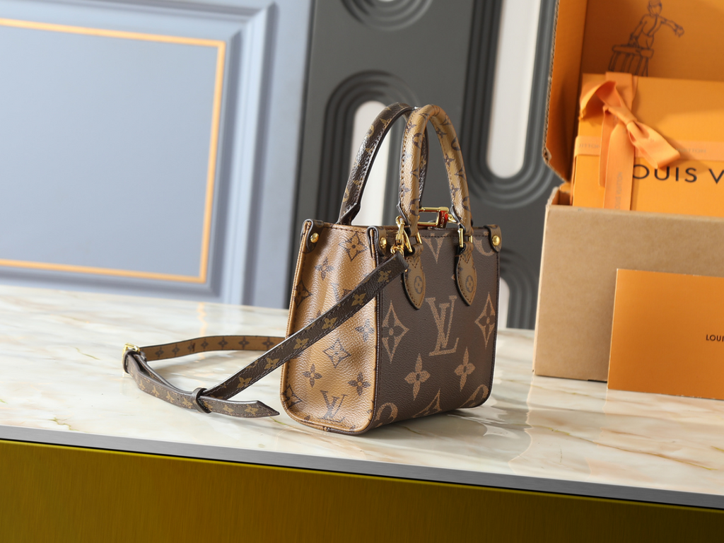 Brown Handbag for Women 41.0x34.0x19.0cm LEM435