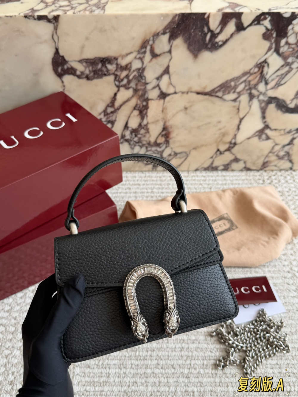 Black/White Bag for Women 18*12cm GEM200