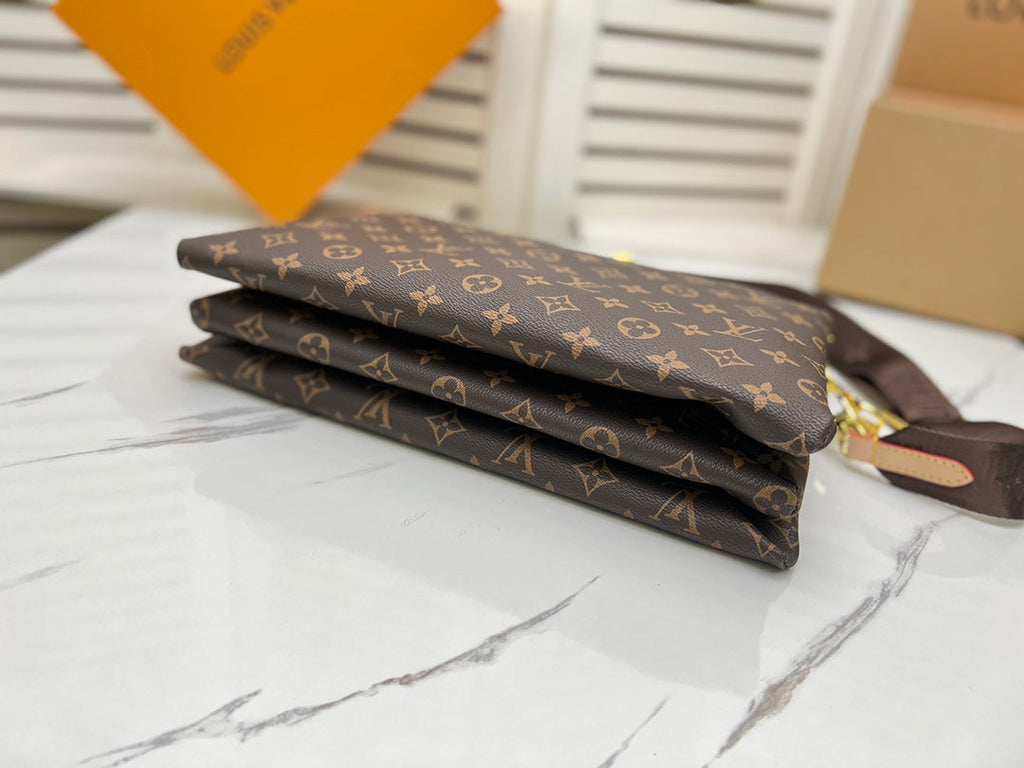 Brown Bag for Women 34x24x12cm LEM112