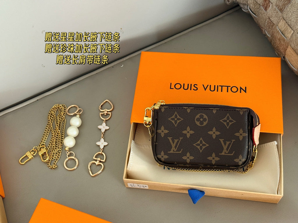Designer Clash Color Crossbody Bag for Women 10*4cm LEM253