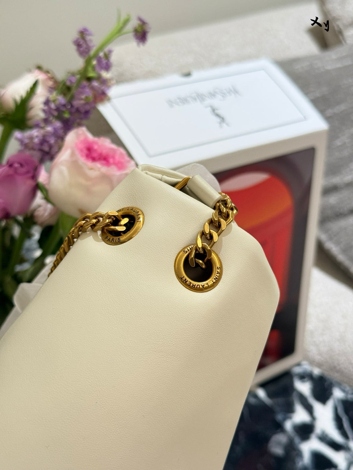 Designer Black/White Shoulder Bag for Women 28cm SEM04