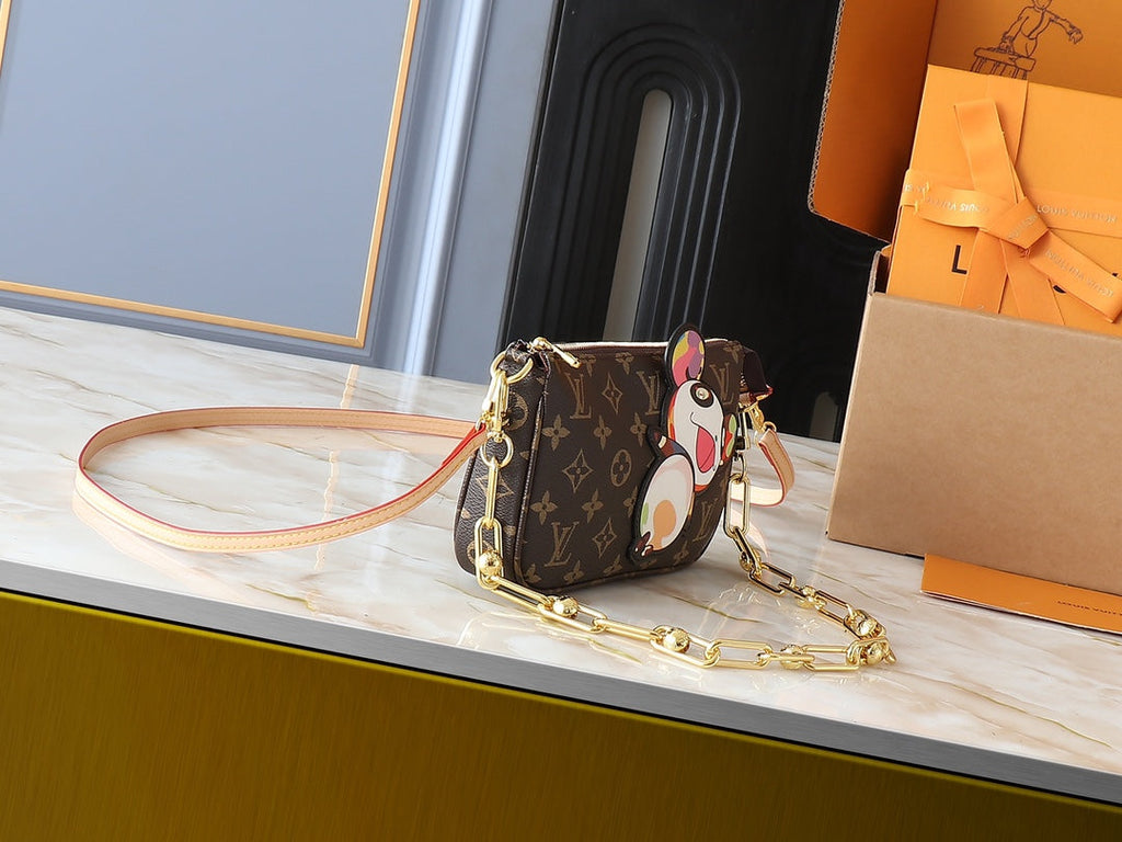 Designer Clash Color Crossbody Bag for Women 22.0x13.0x4.0cm LEM248