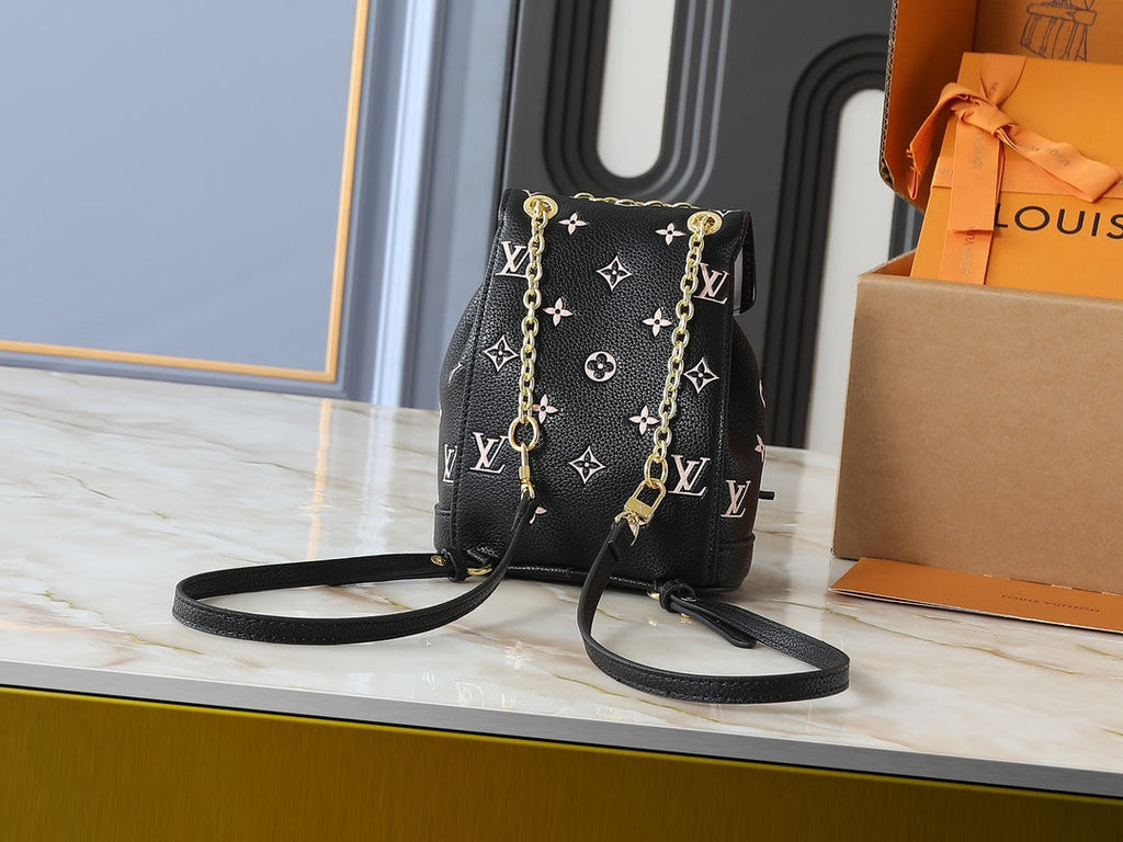 Designer Leather Backpack for Women 19x15x10cm LEM279