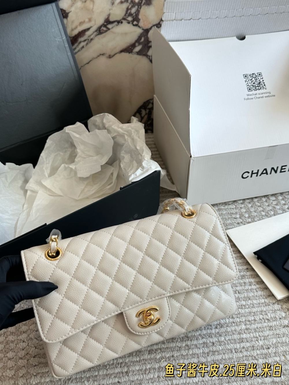 Gold/Silver Bag for Women 25*16cm CEM317