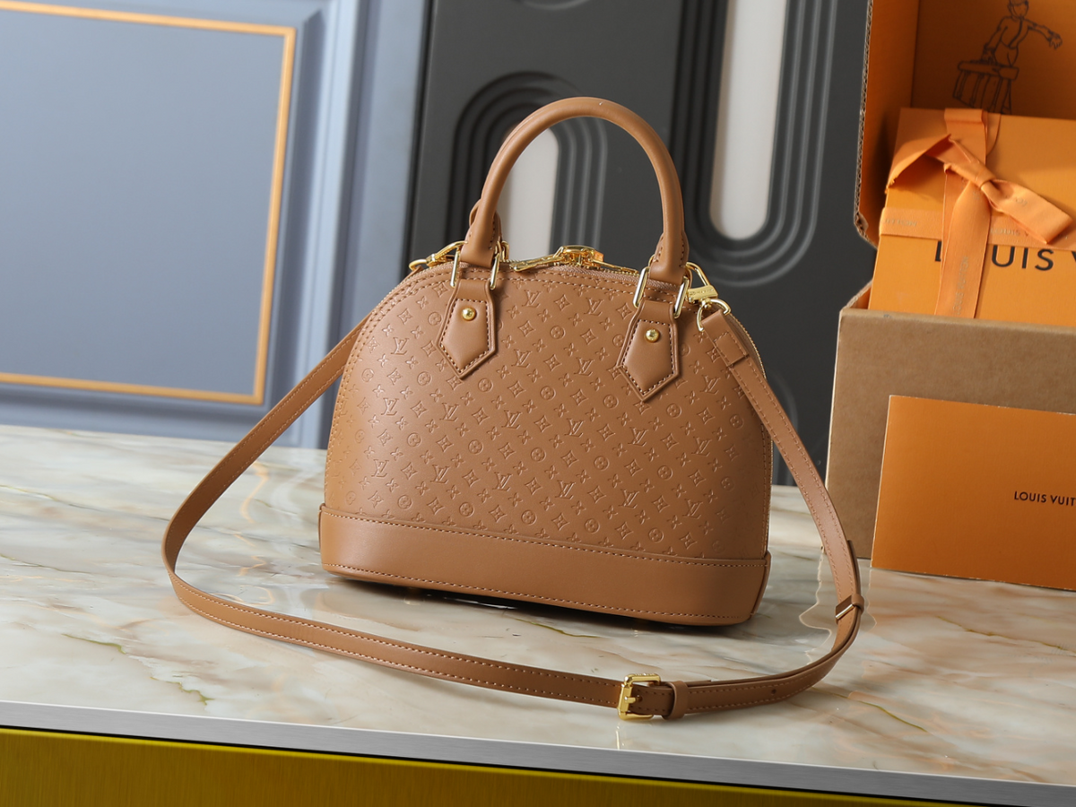 Black/Beige Handbag for Women 23.5x17.5x11.5cm LEM436