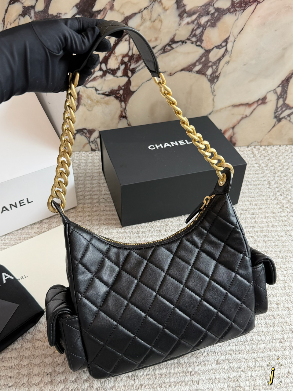 Black Handbag for Women 23*14cm CEM311
