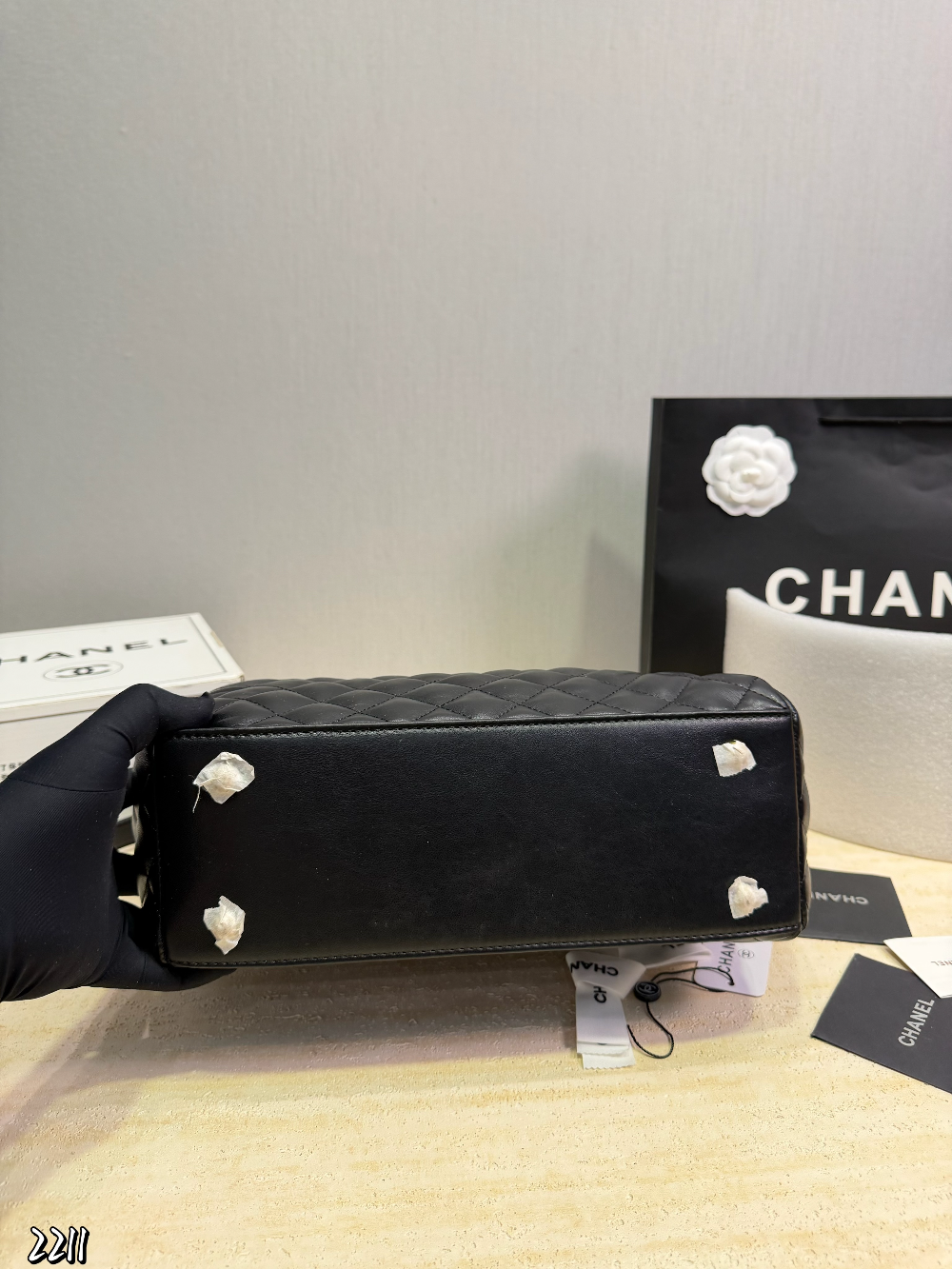 Black/White Handbag for Women 31*23cm CEM291