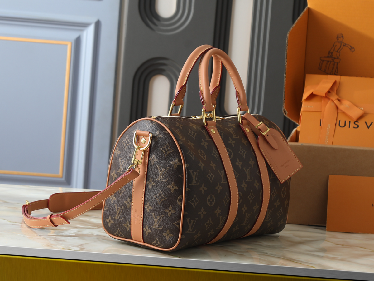 Brown Handbag for Women 34.0x21.0x16.0cm LEM493