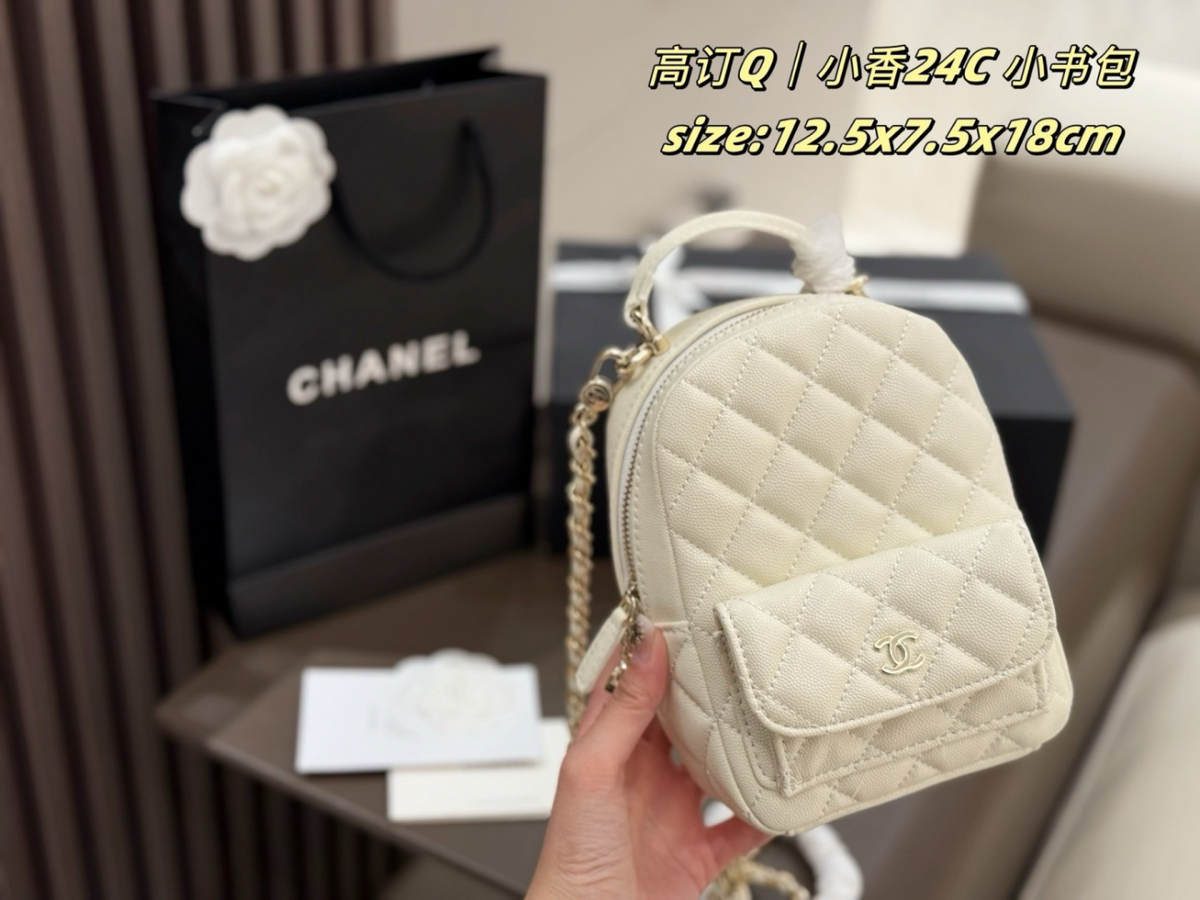 Black/White Shoulder Bag for Women 12.5x7.5x18cm CEM274