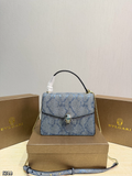 White/Blue Handbag for Women 21*16cm BEM40