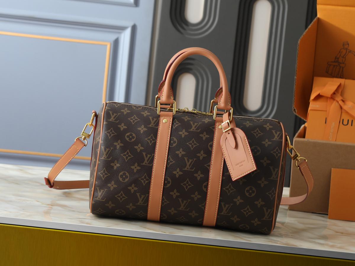 Brown Handbag for Women 34.0x21.0x16.0cm LEM493