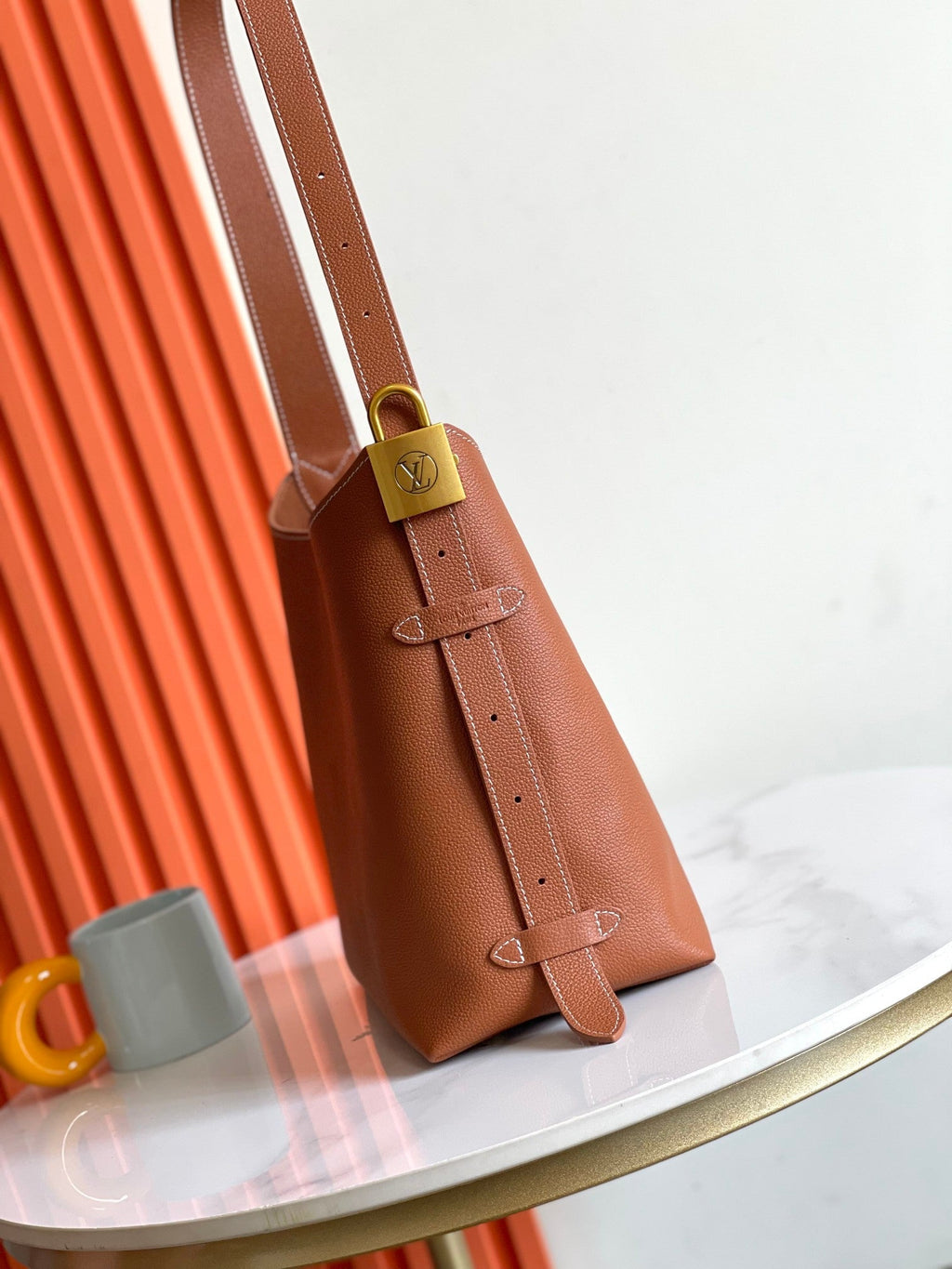 Genuine Leather Crossbody Bag for Women 28x16x24cm LEM346