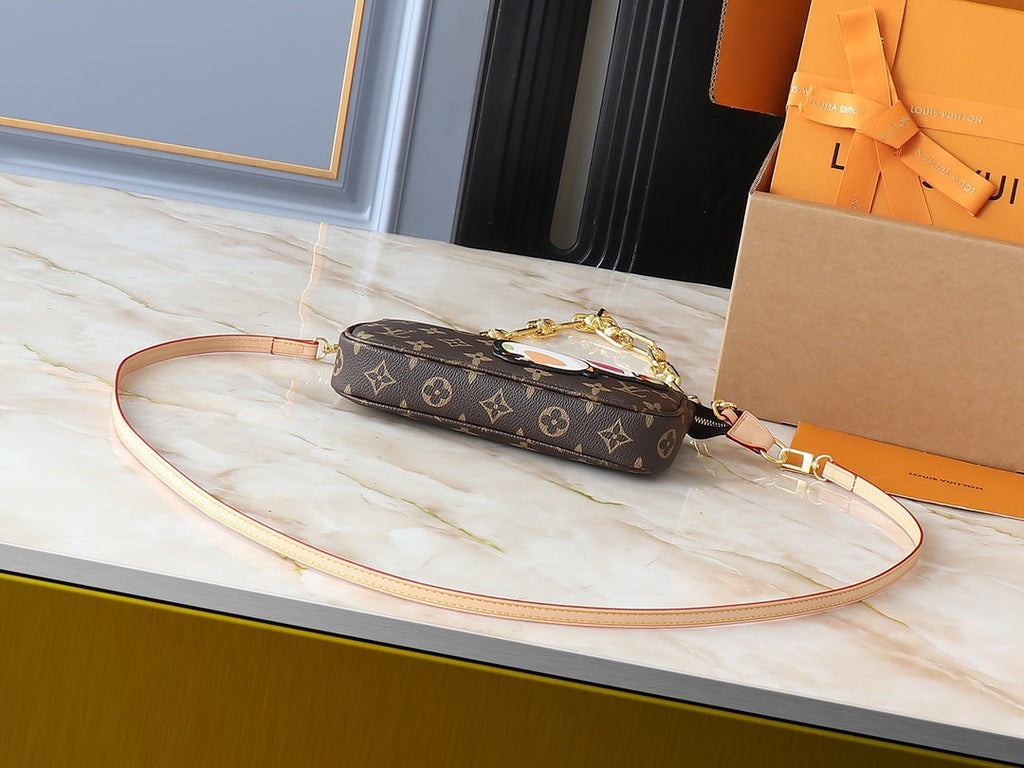Designer Clash Color Crossbody Bag for Women 22.0x13.0x4.0cm LEM248