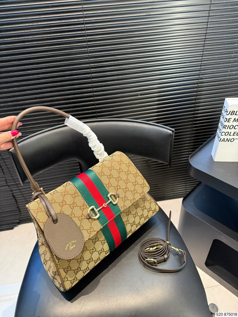 Khaki Handbag for Women 32*25cm GEM163