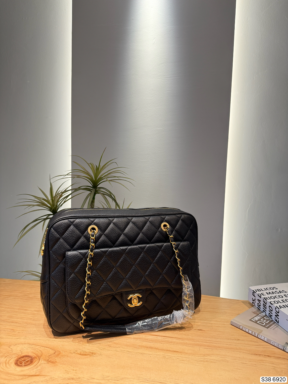 Black Handbag for Women 40*27cm CEM296