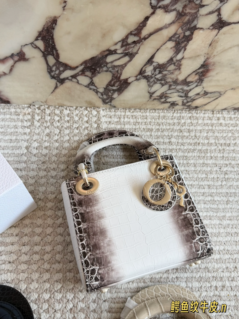 Black/White Bag for Women 17cm DEM323