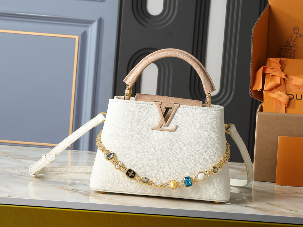 White Bag for Women 27.0x17.3x9.0cm LEM511