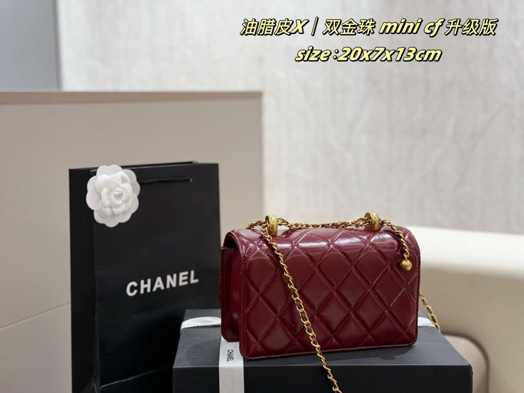 Black/White Handbag for Women 20*3*17cm CEM242
