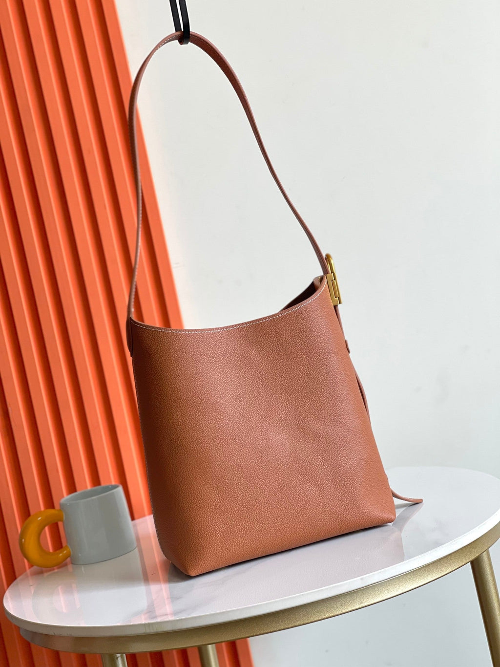 Genuine Leather Crossbody Bag for Women 28x16x24cm LEM346