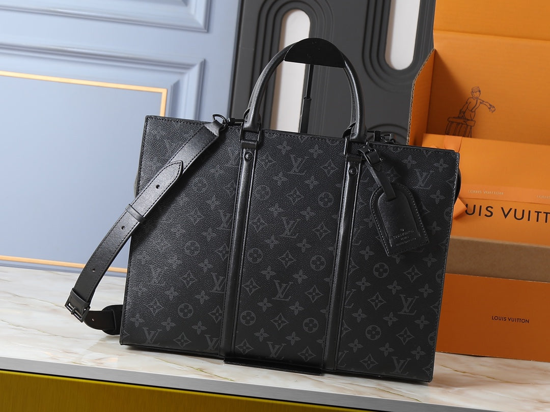 Black/Brown Bag for Women 31*39*8.5cm LEM330