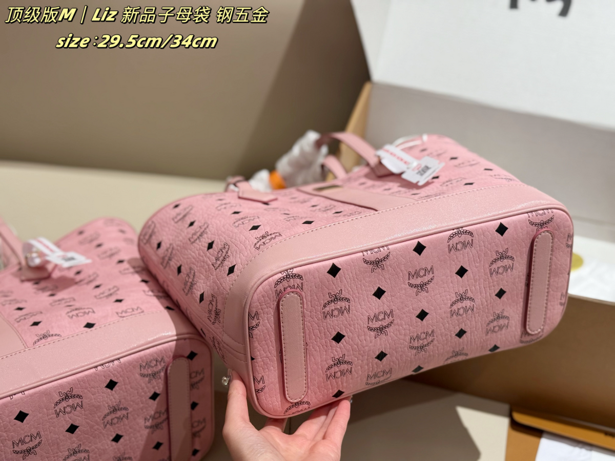 Pink Handbag for Women 34*16*30cm MCM03