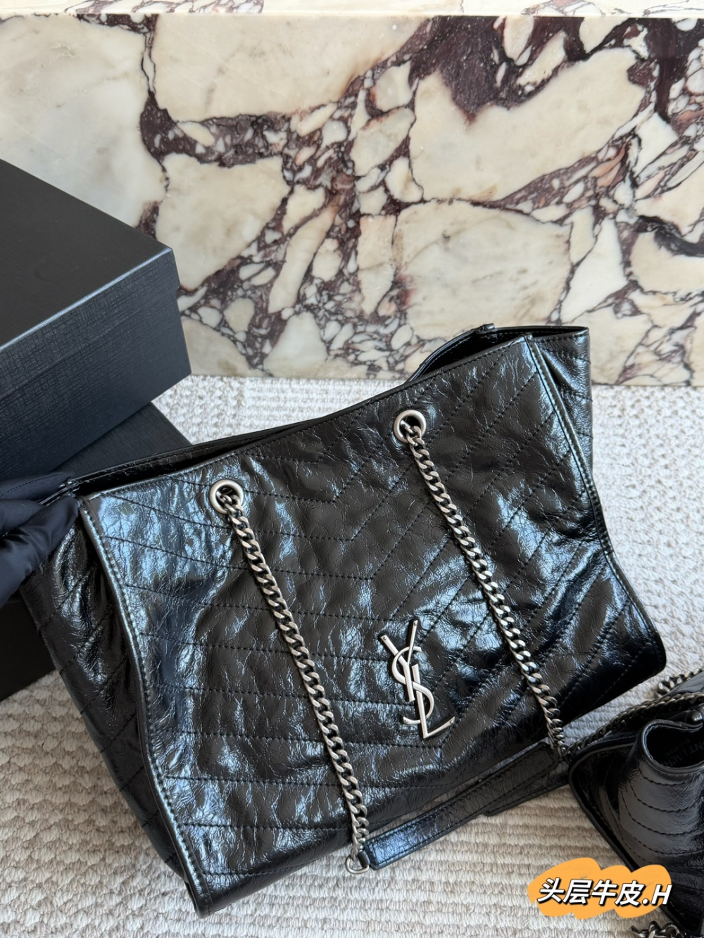 Black Handbag for Women 34*27cm SEM14