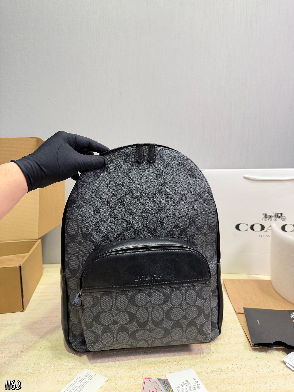 Gray Handbag for Women 31*14*39cm COEM03