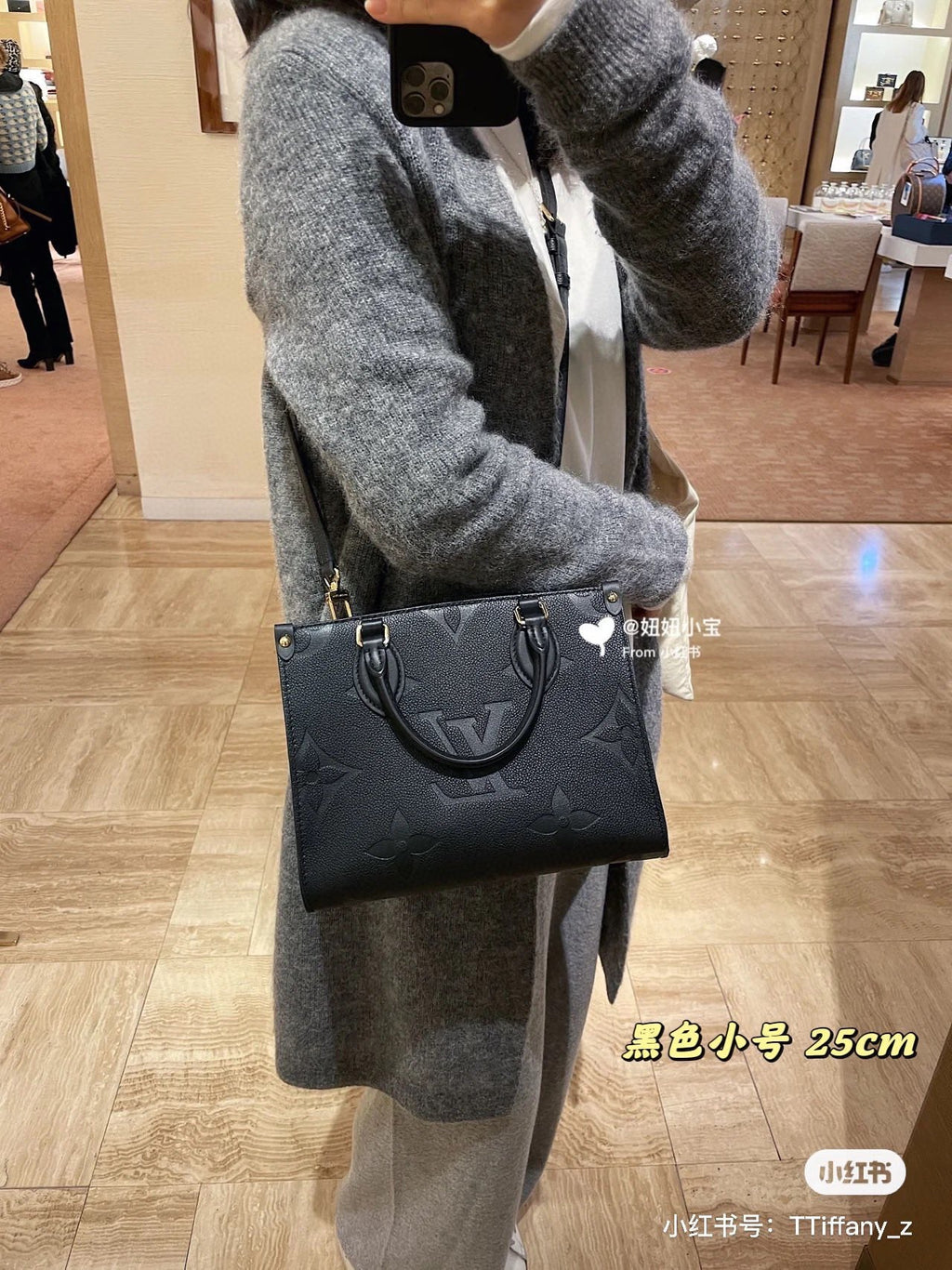 Black Bag for Women 42*34cm LEM86