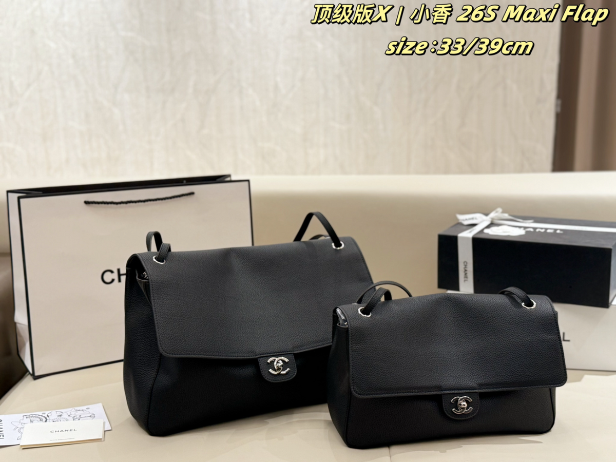 Black/Khaki Bag for Women 39cm CEM299