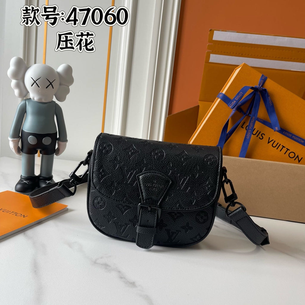 Designer Canvas Crossbody Bag for Women 20x17x7cm LEM303