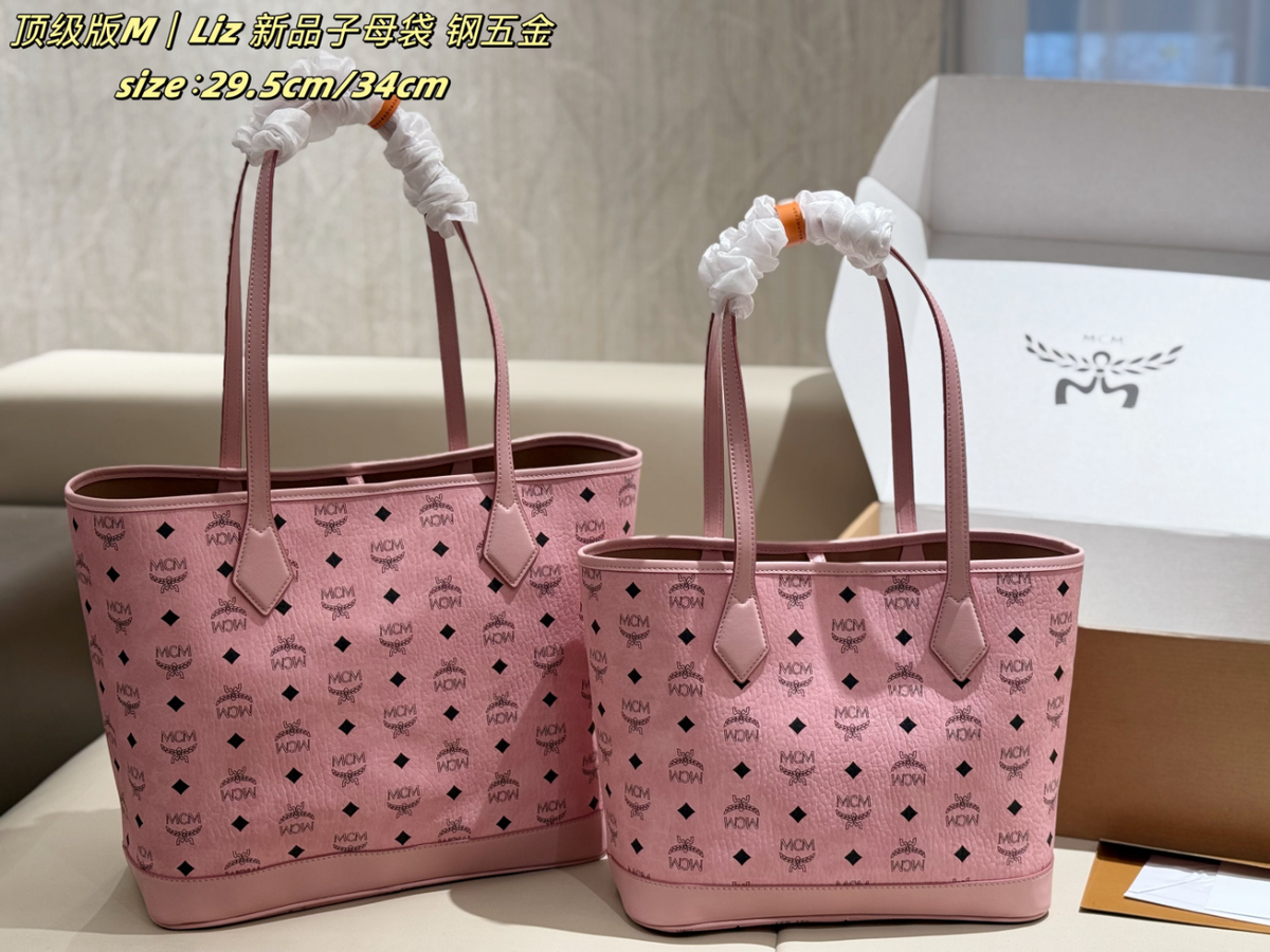 Pink Handbag for Women 34*16*30cm MCM03