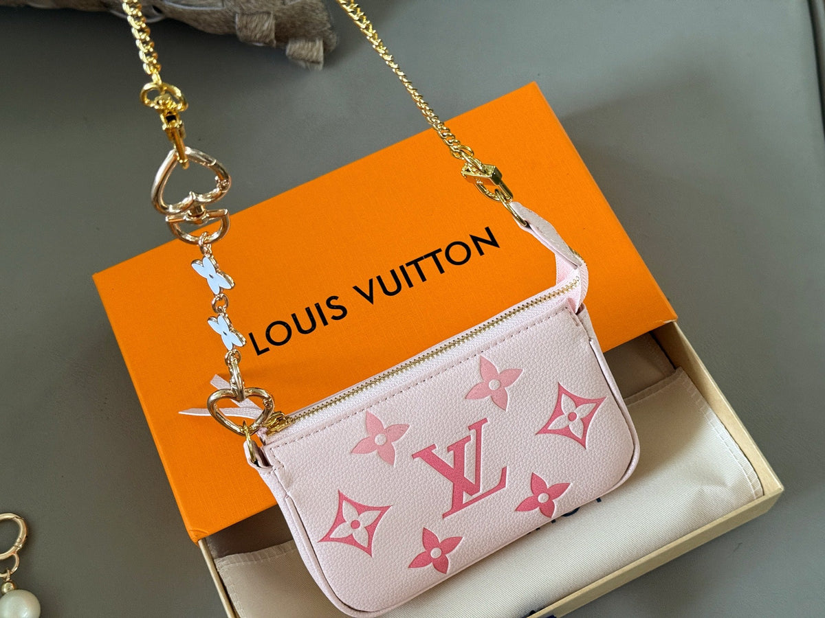 Designer Clash Color Crossbody Bag for Women 10*4cm LEM253