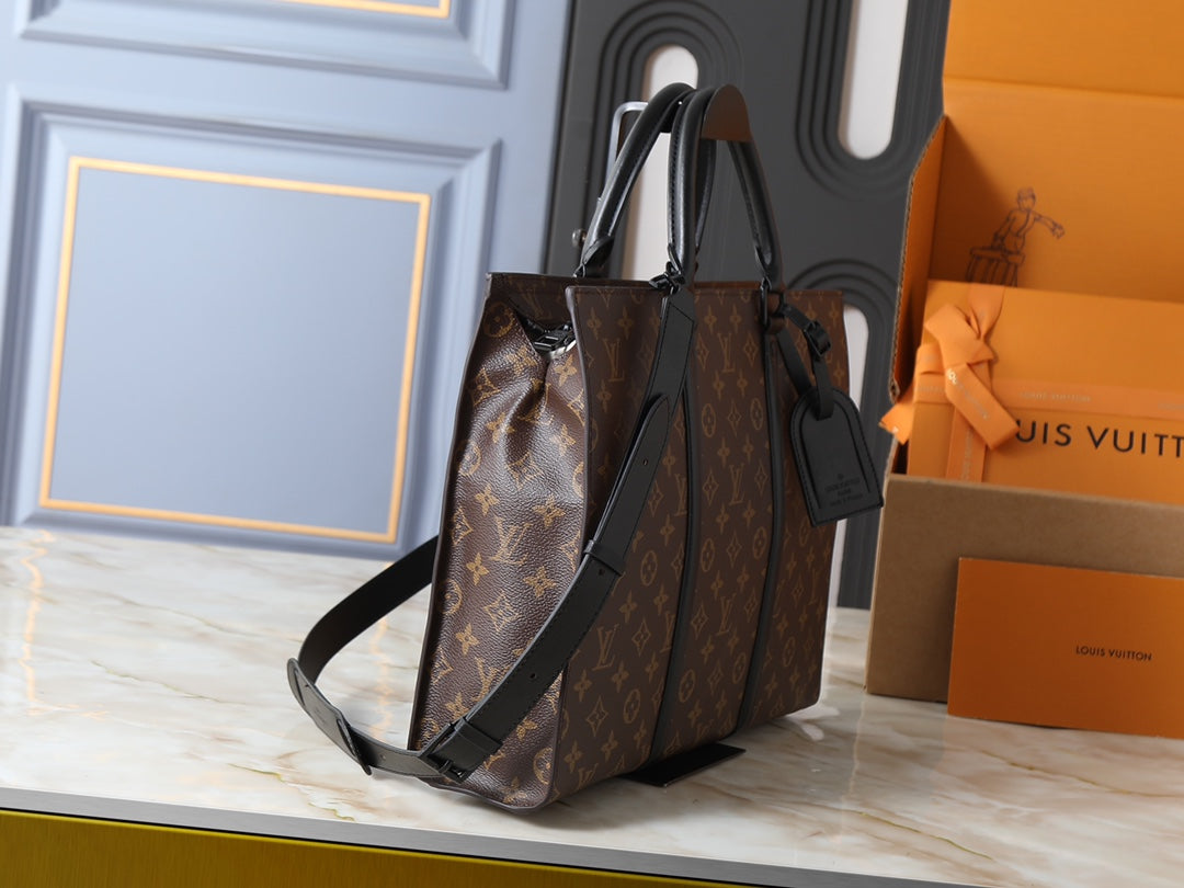 Black/Brown Bag for Women 31*39*8.5cm LEM330