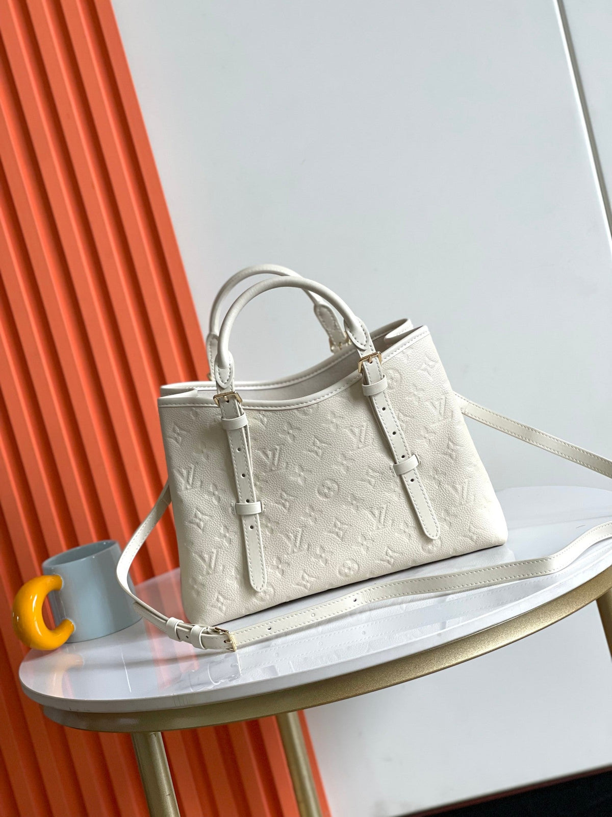 Genuine Leather Crossbody Bag for Women 31.0x21.5x13.0cm LEM360