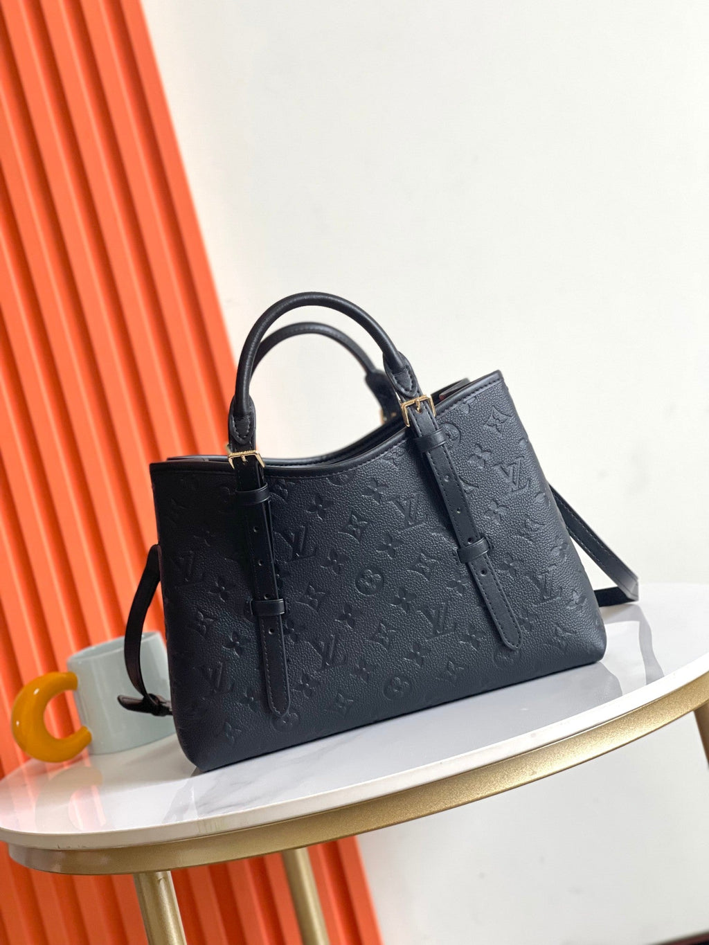 Genuine Leather Crossbody Bag for Women 31.0x21.5x13.0cm LEM360